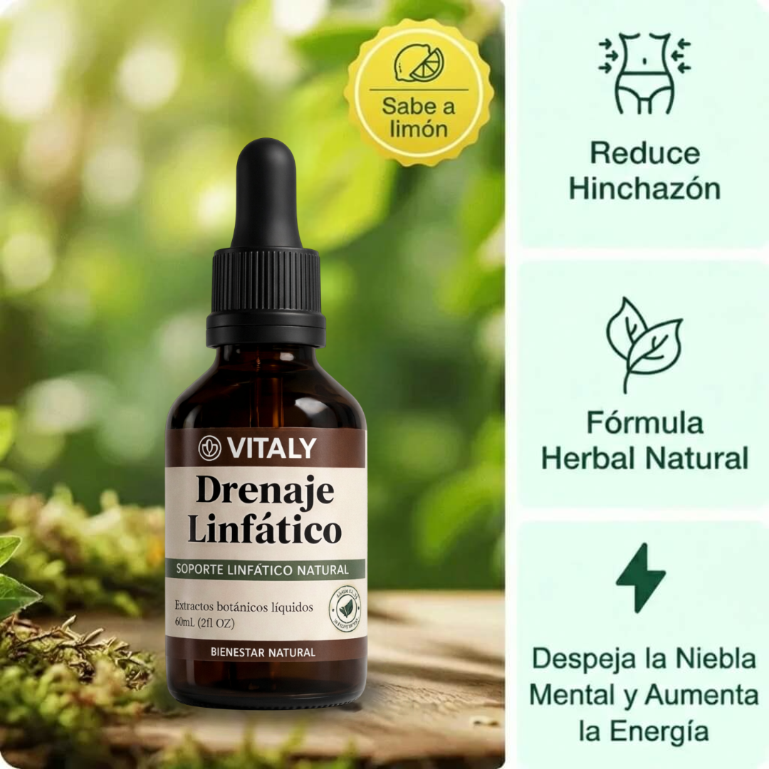 Vitaly™ | Drena Naturalmente la Hinchazón del Rostro, Abdomen y Piernas