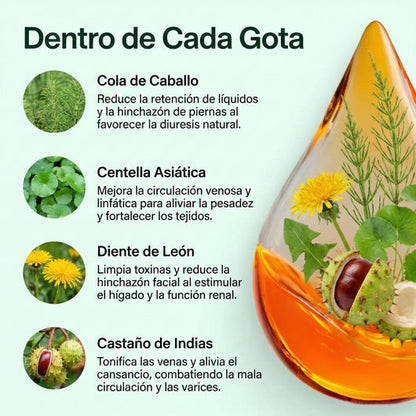 Vitaly™ | Drena Naturalmente la Hinchazón del Rostro, Abdomen y Piernas